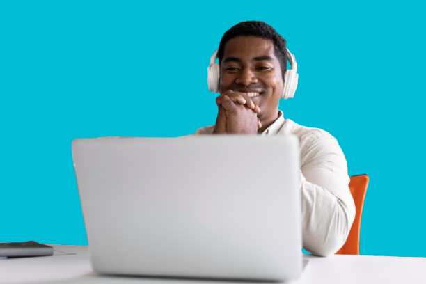 medium shot smiley man wearing headphones removebg preview